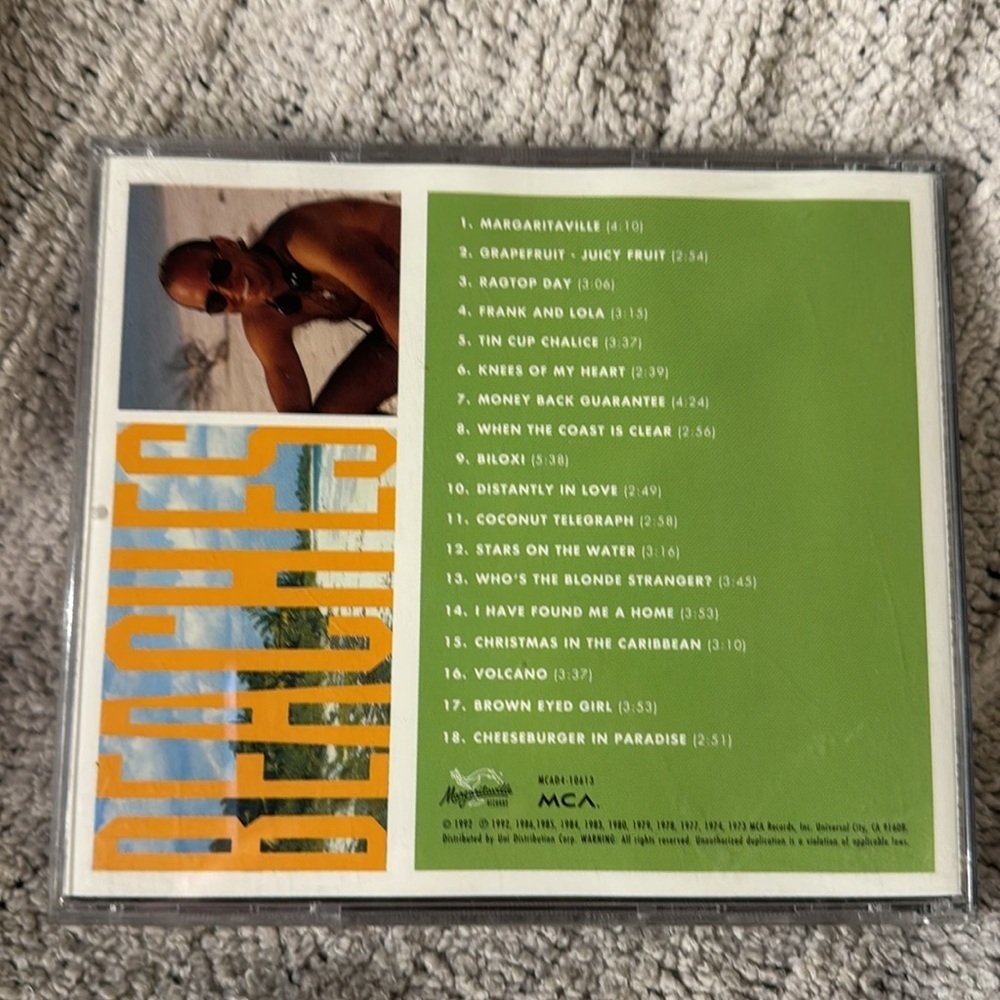 Jimmy Buffett “Beaches” CD preowned great condition see pics for songs/condition - Picture 2 of 3